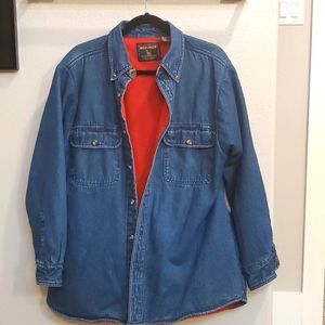 Woolrich XL fleece lined denim jacket